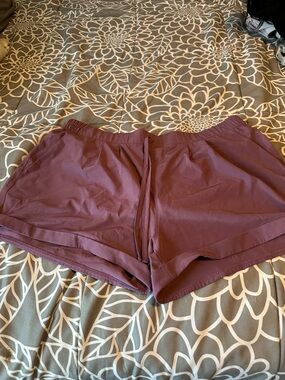 Women’s Athletic Shorts in Mauve - Lightweight Performance